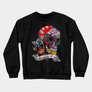 Japanese Sugar Skull Crewneck Sweatshirt